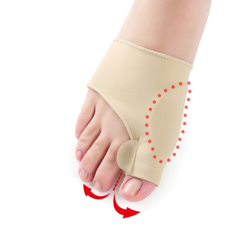 Big Toe Bunion Corrector Splint Straightener Valgus Pain Relief  Big Bone Orthopedic Bunion Correction Pedicure Socks Silicone Corrector Braces Toes Separator Feet Care Tool