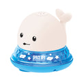 Baby Cute Cartoon Whale Floating Spraying Water Bath Toys With Light Music LED Light Baby Toys