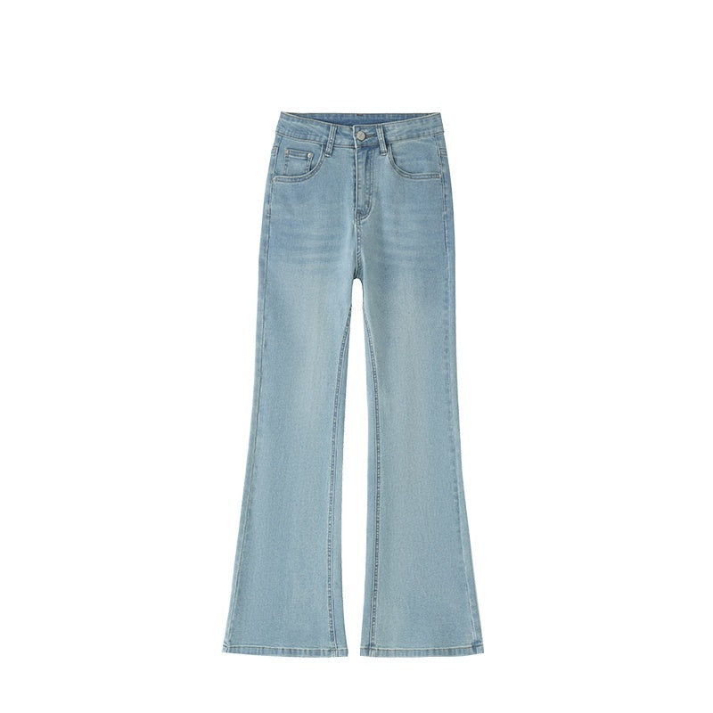 Women's Plus Size Stretch Light-colored High Waist Skinny Jeans